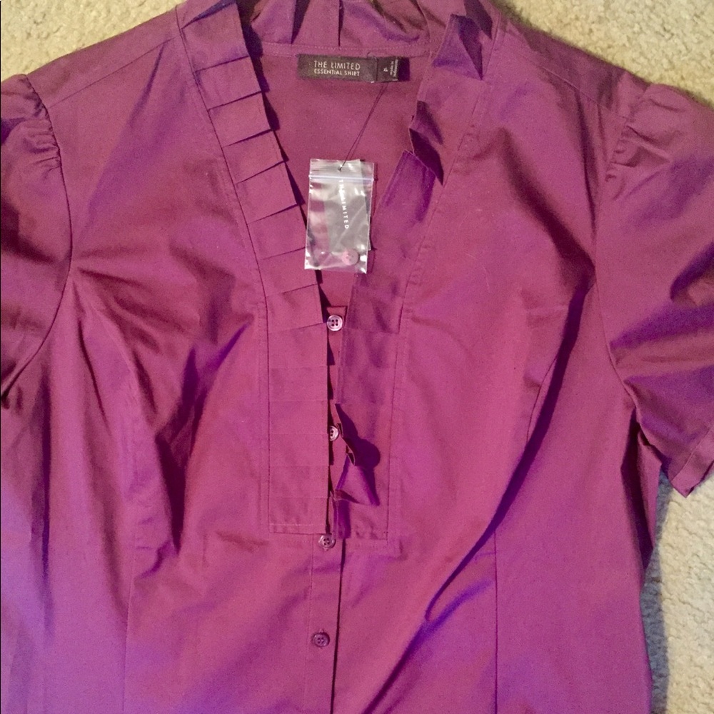 🆕The Limited plum blouse with tag!